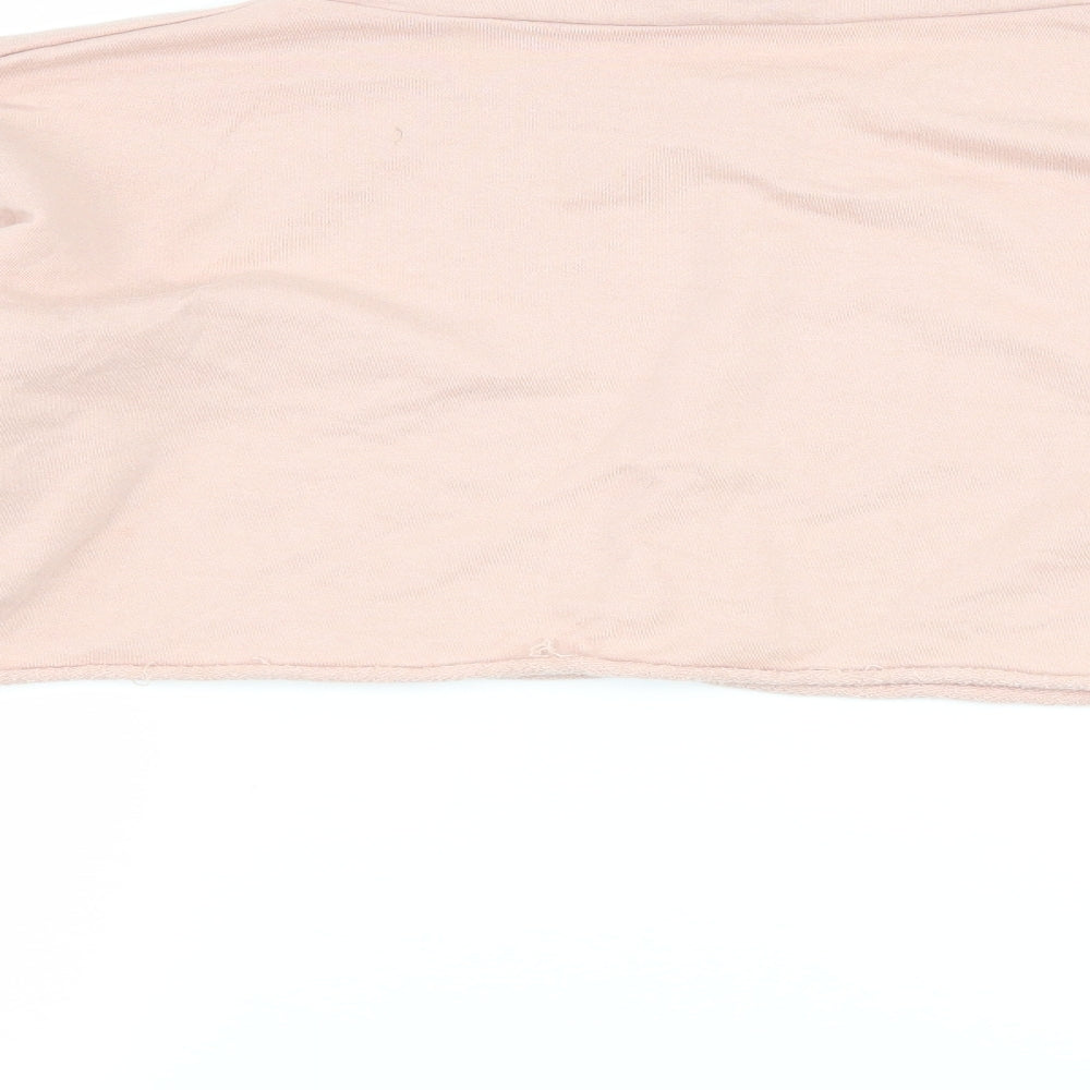 PRETTYLITTLETHING Womens Pink Pullover Sweatshirt Size 12