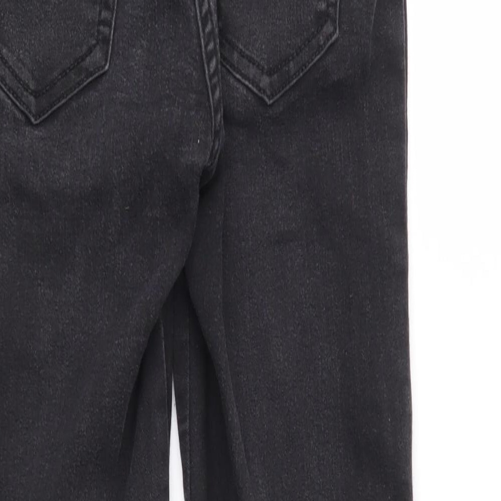 F&F Girls Black Skinny Jeans Size 10-11 Years