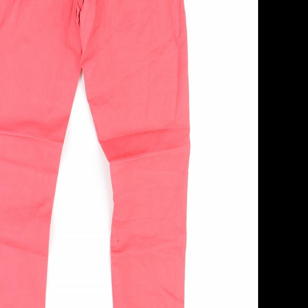 ESMARA Womens Pink Skinny Jeans Size 10 L27 in