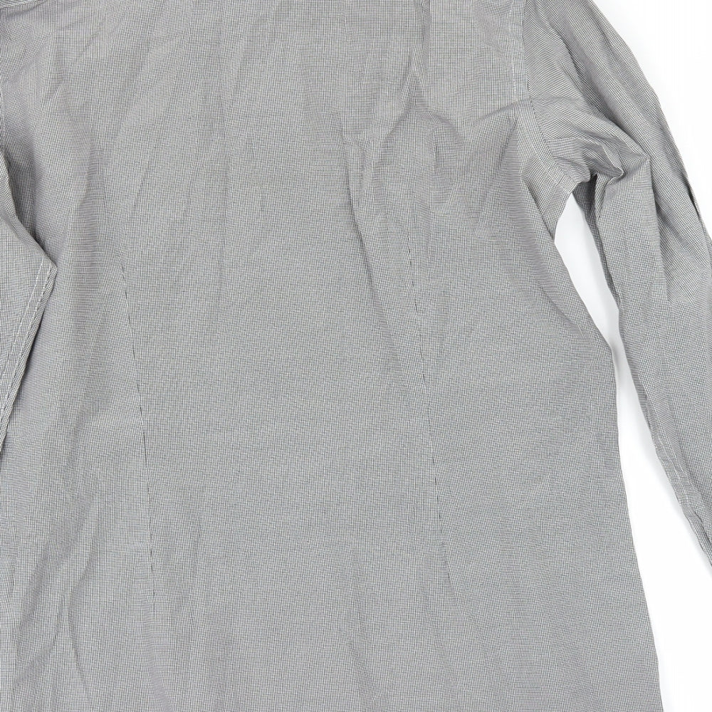 NEXT Mens Grey Button-Up Size 16