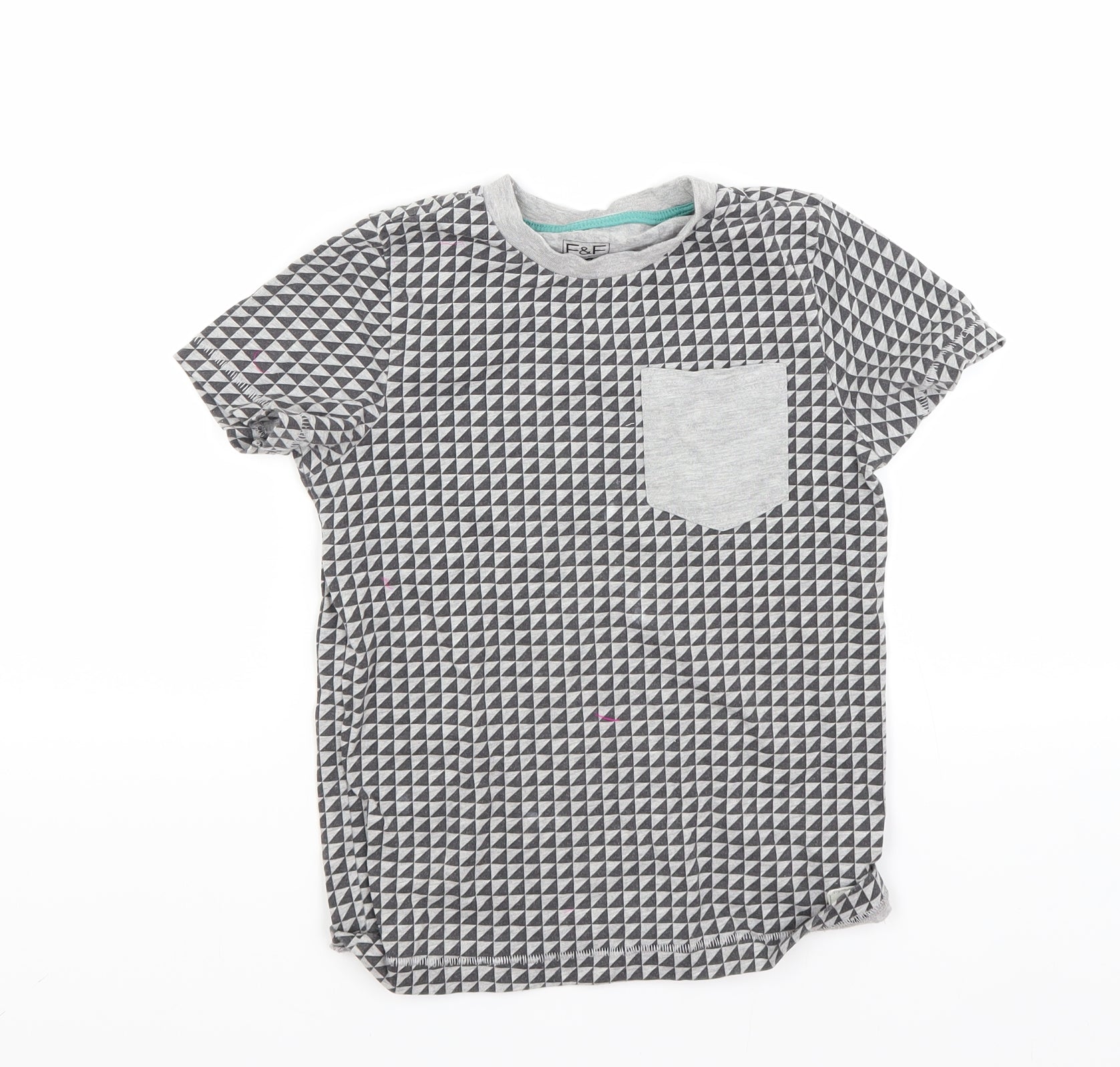 Boys Solid Shirt Fossil Grey