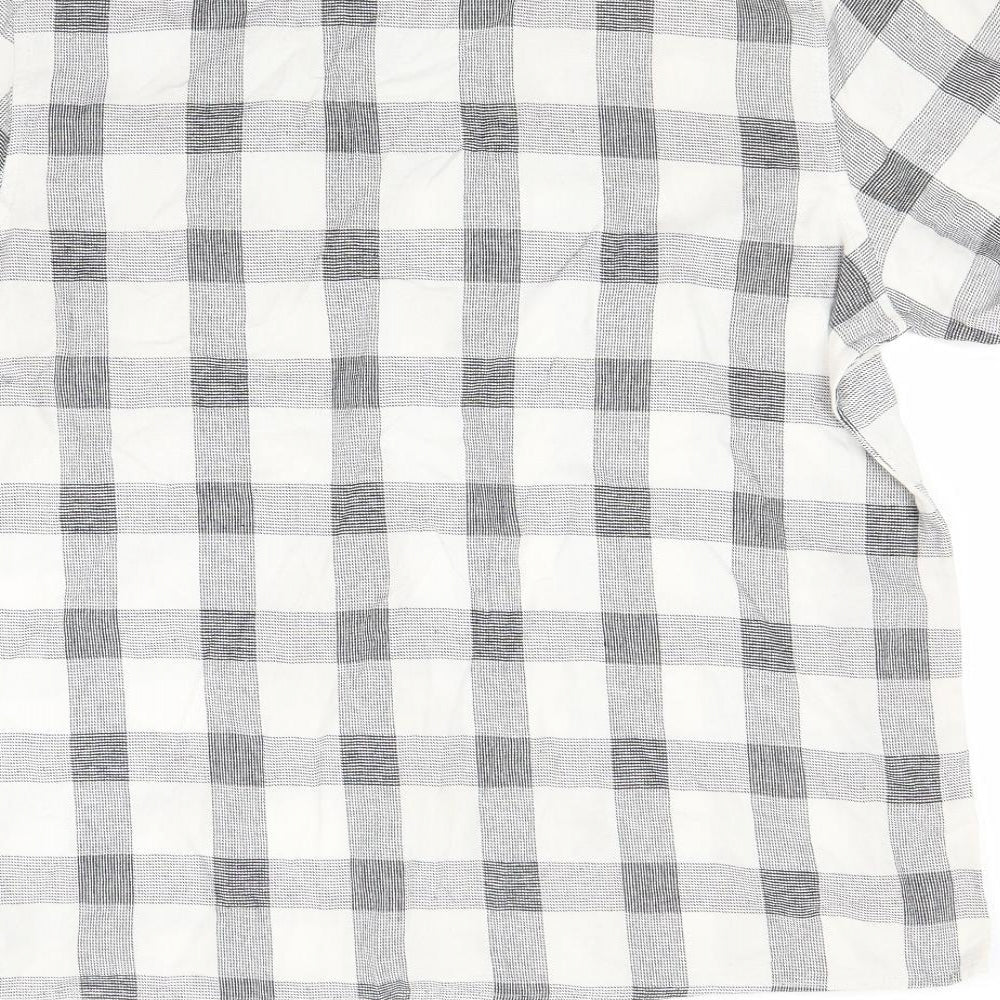 Ceader wood state Mens White Button-Up Size XL
