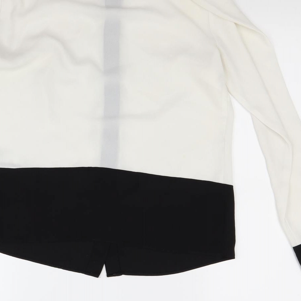 Atmosphere Womens White Basic Blouse Size 10