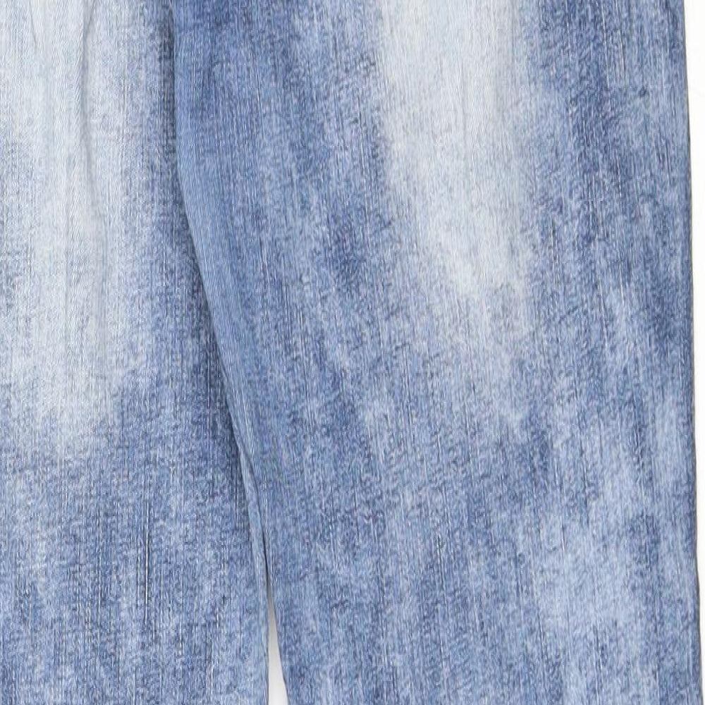 Preworn Womens Blue Denim Skinny Jeans Size 38 L29 in