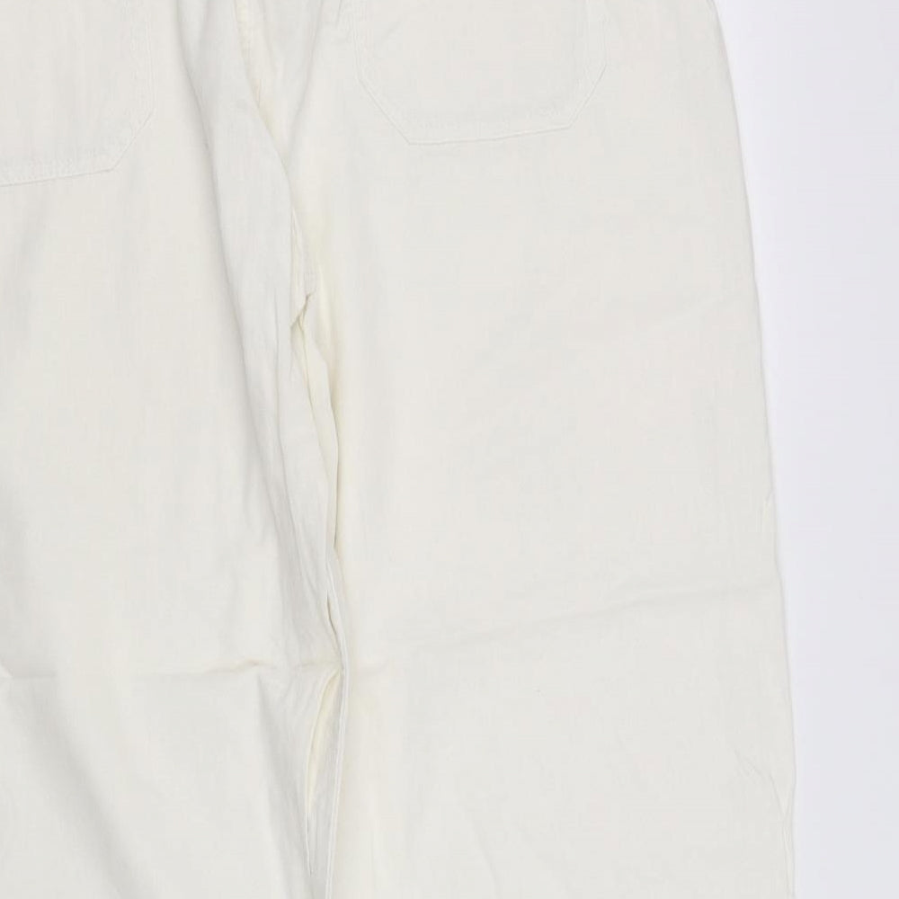 pre worn Womens White Trousers Size 20 L32.5 in