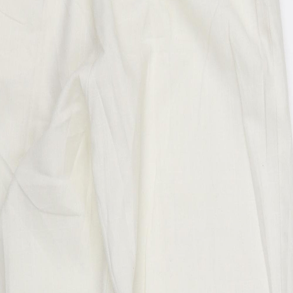 pre worn Womens Silver Trousers Size 14 L28 in