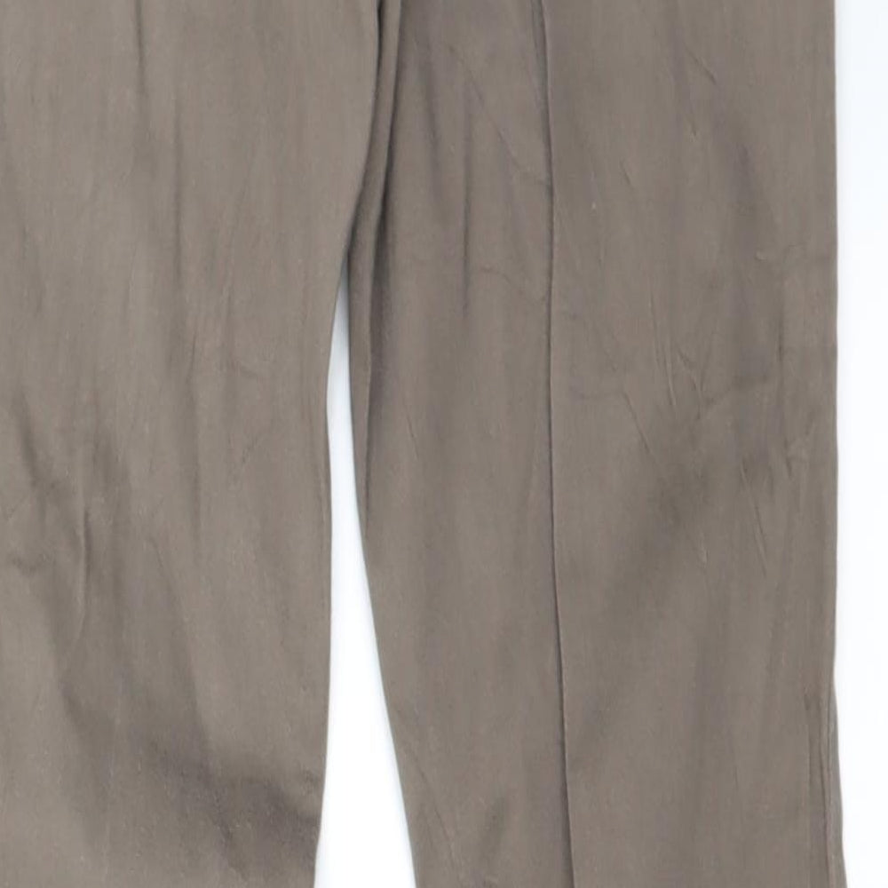 VERO MODA Womens Beige Trousers Size 8 L29 in