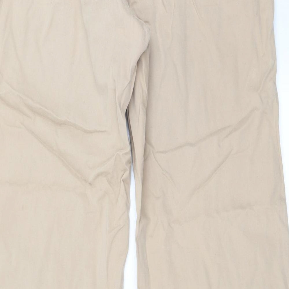Marks and Spencer Womens Pink Trousers Size 14 L25 in