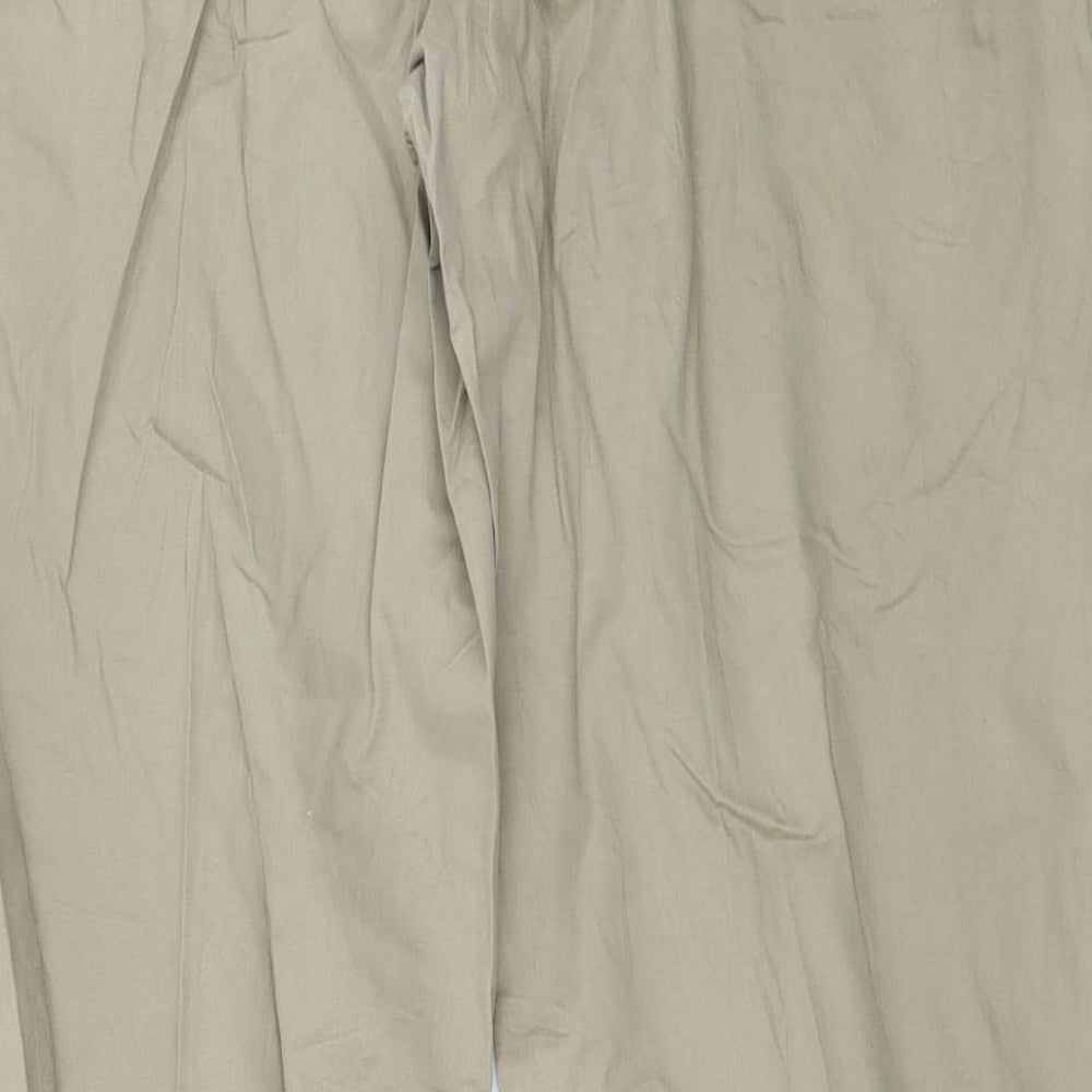 TOM TAILOR Womens Beige Trousers Size 14 L26 in