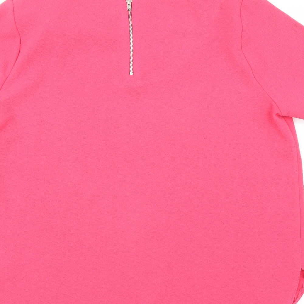 F&F Womens Pink Basic Blouse