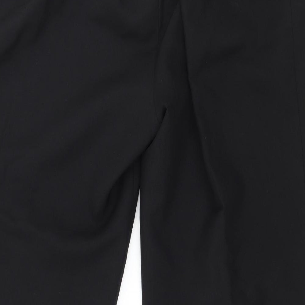 Preworn Womens Black Trousers Size 34 in L25 in