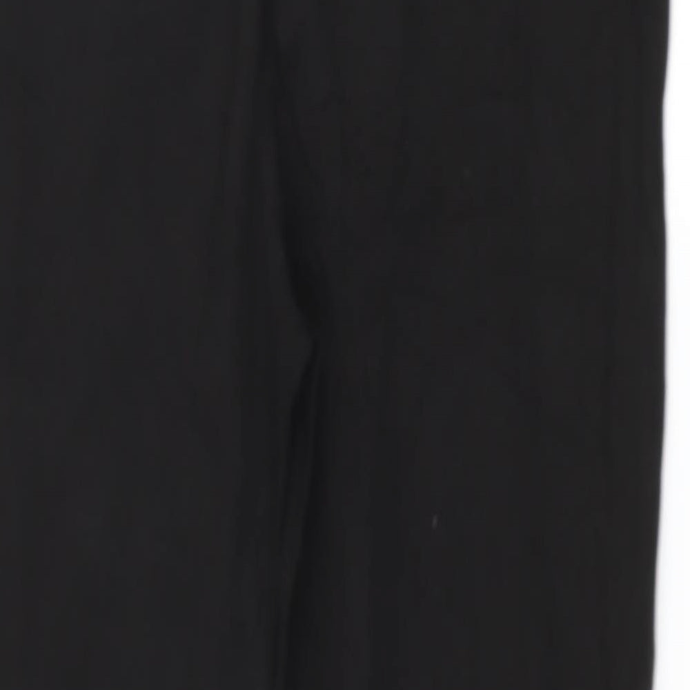 Preworn Womens Black Trousers Size 36 in L25 in