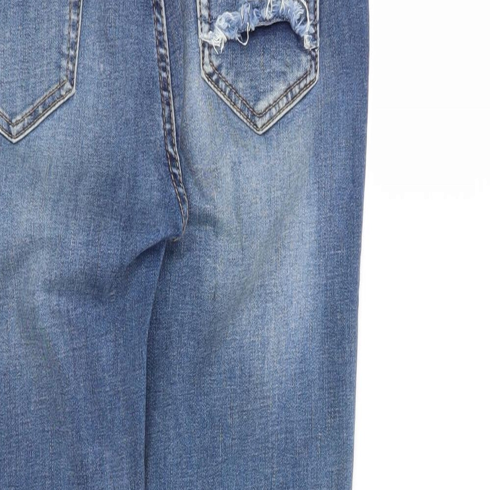 Preworn Womens Blue Skinny Jeans Size M L26 in