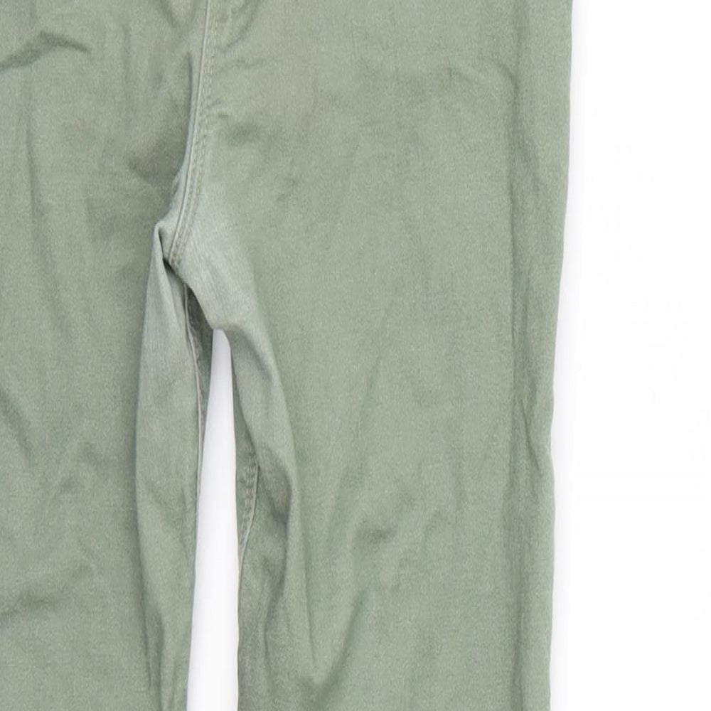 George Girls Green Straight Jeans Size 11 Years