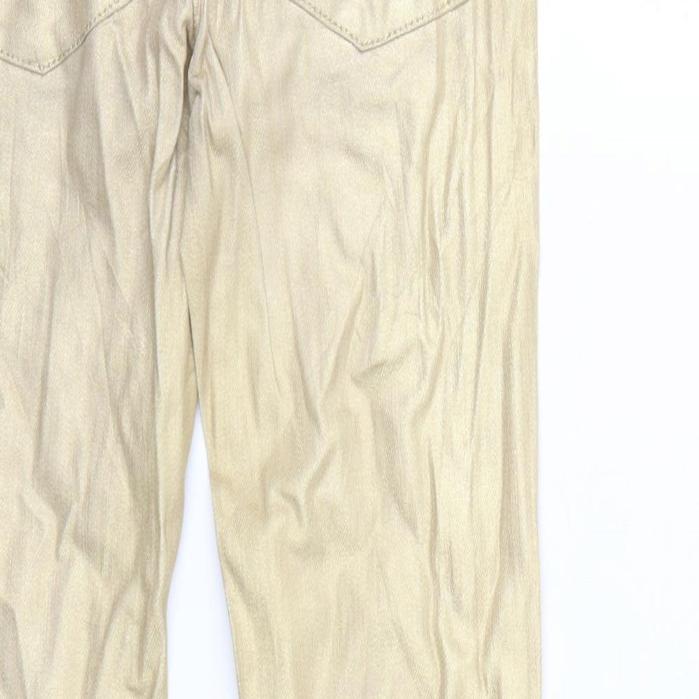 Blackmilk Womens Gold Straight Jeans Size 26 L32 in
