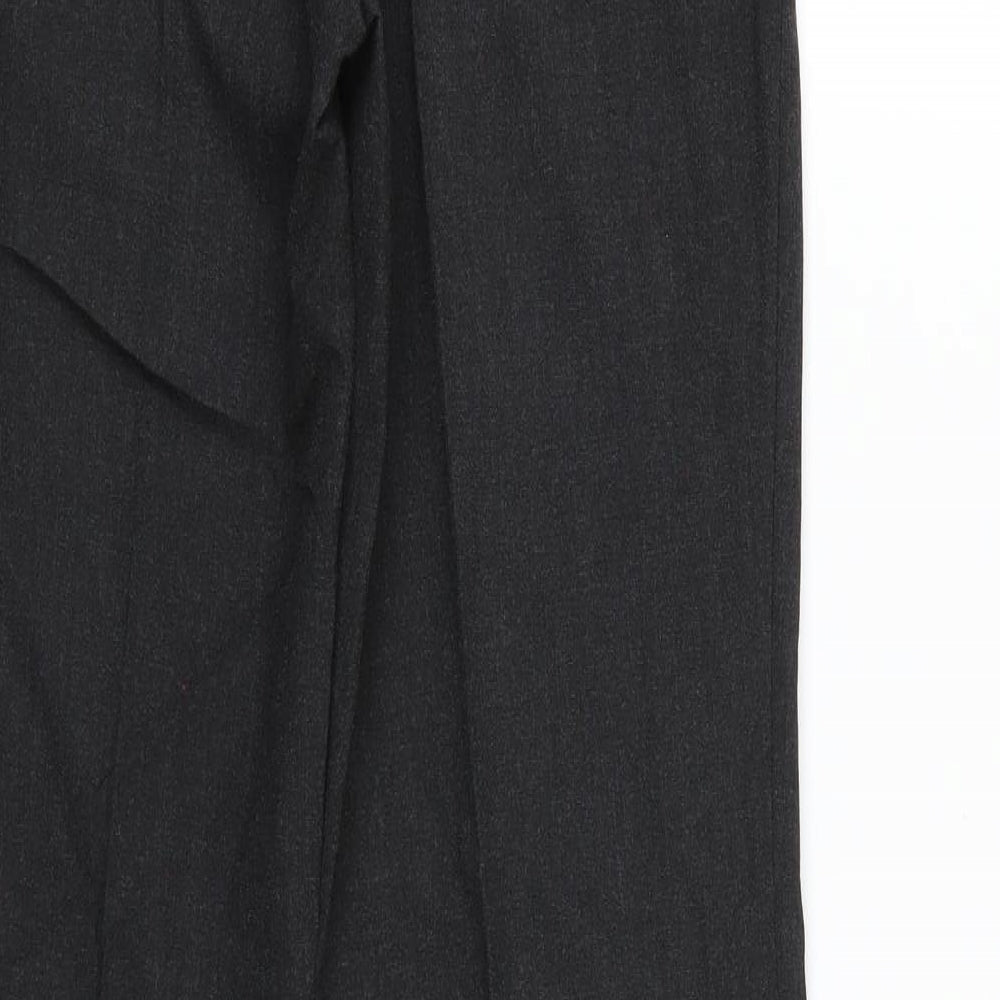 Zara Womens Grey Trousers Size 36 L35 in