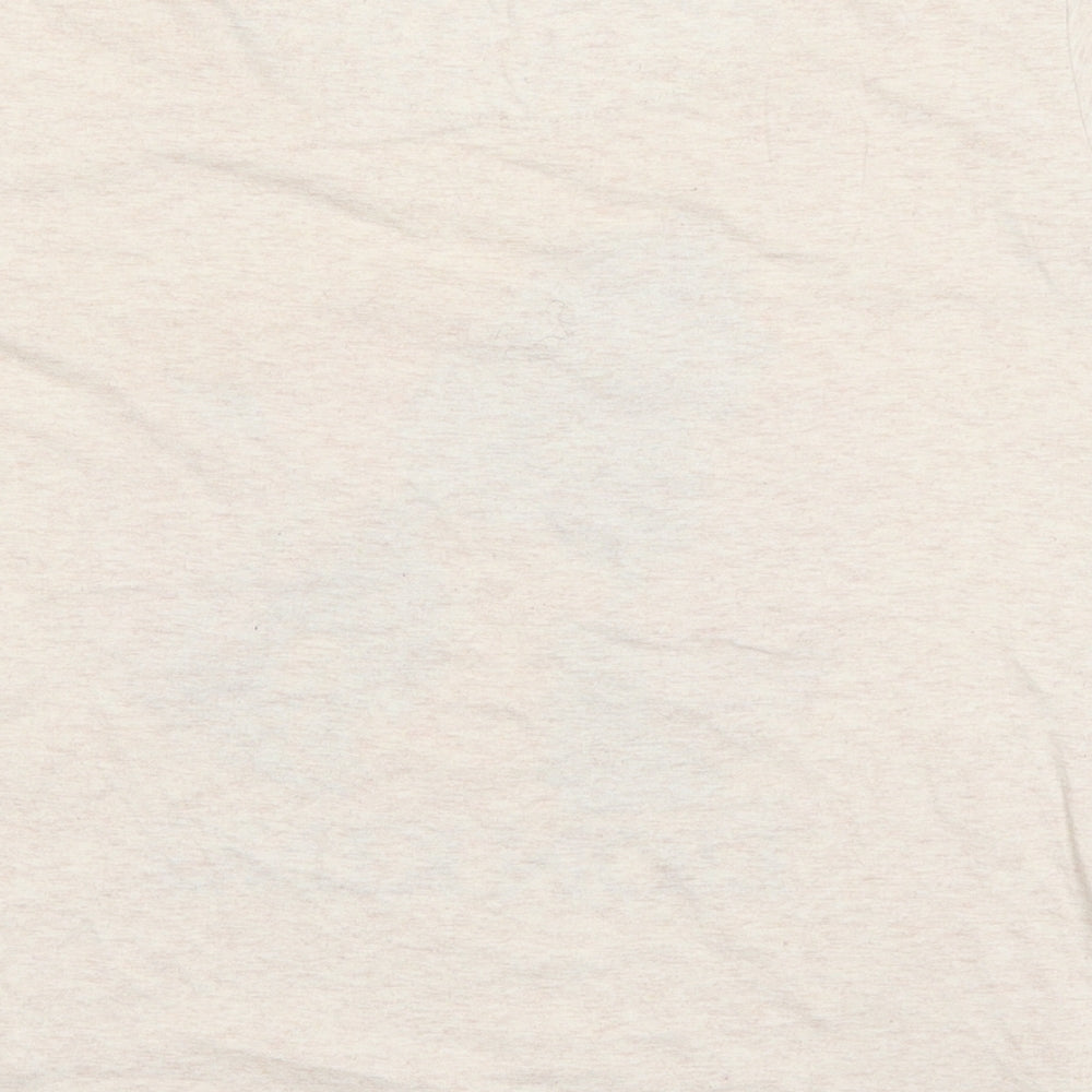 love to lounge Womens Beige Basic T-Shirt Size S