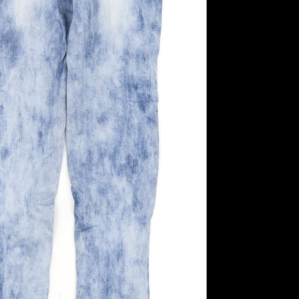 Miss RJ Womens Blue Skinny Jeans Size 24 in L25 in - Studs on knees