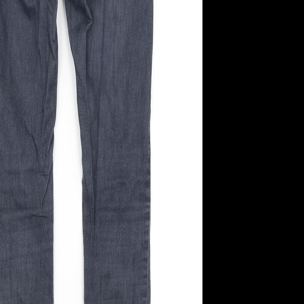 Newlook Womens Grey Skinny Jeans Size 8 L28 in