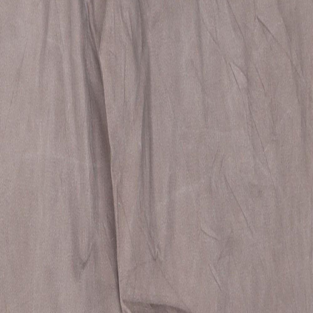 Laura T Womens Brown Trousers Size 10 L32 in