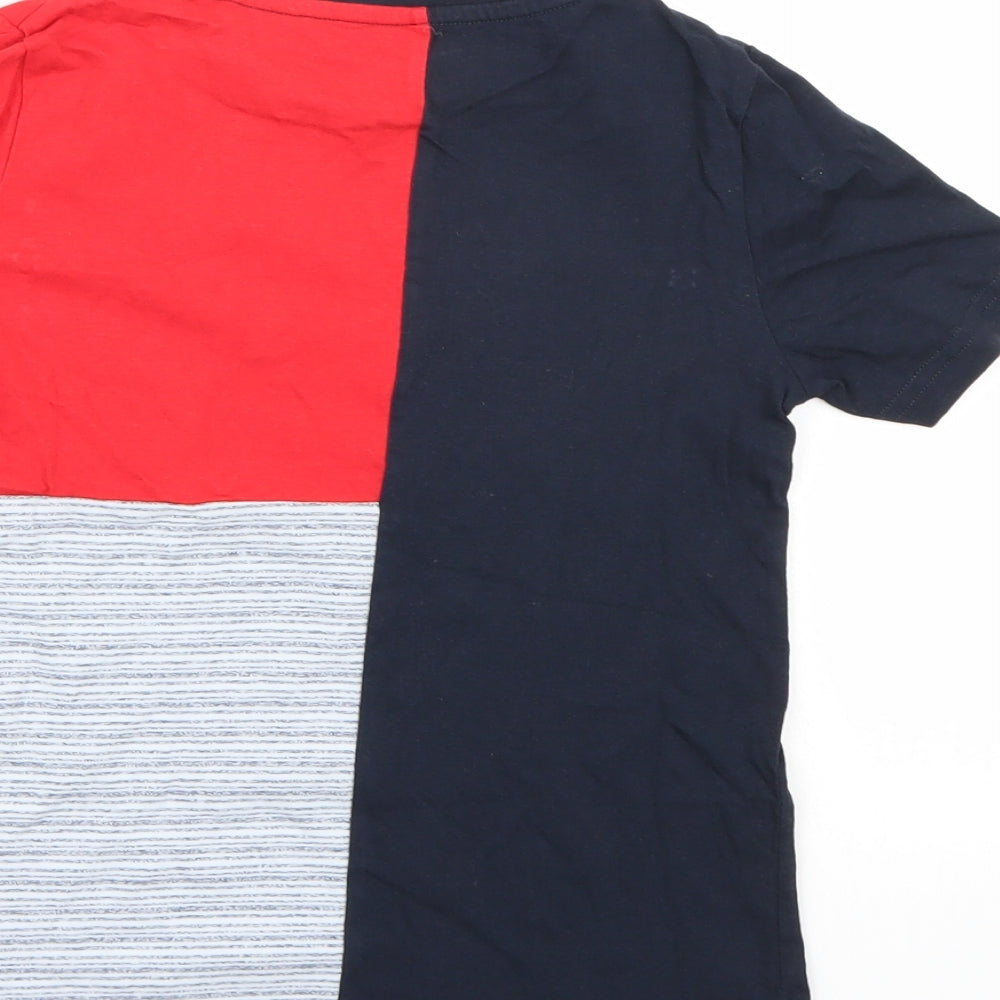 TU Boys Multicoloured Striped Basic T-Shirt Size 8 Years