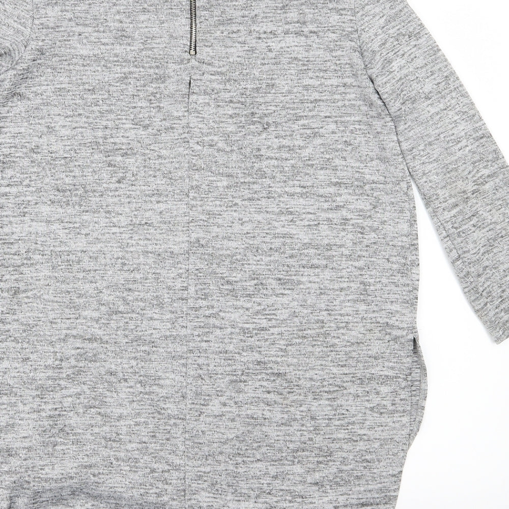 Atmosphere Womens Grey Knit Pullover Jumper Size 8