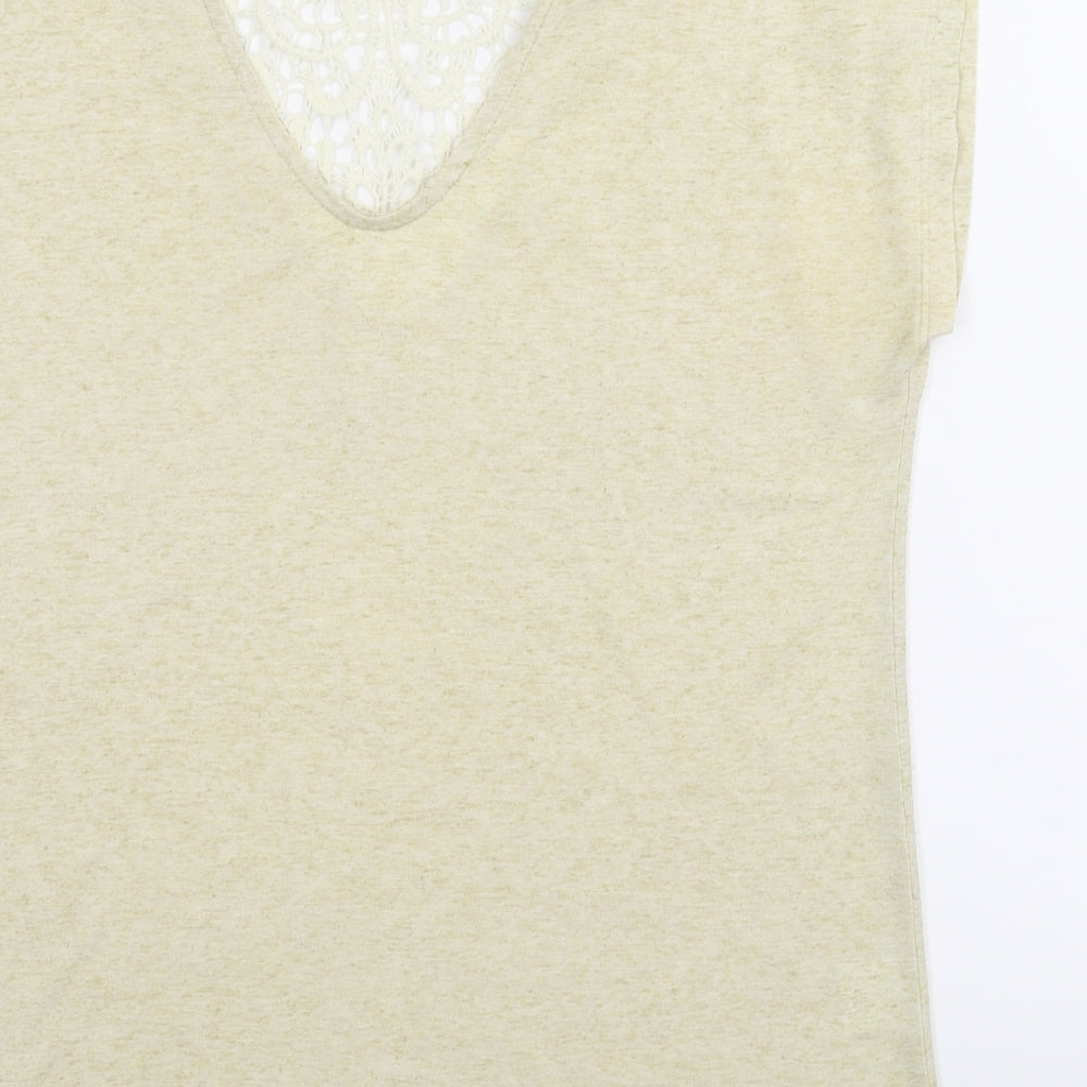 Papaya Womens Beige Basic Blouse Size 12