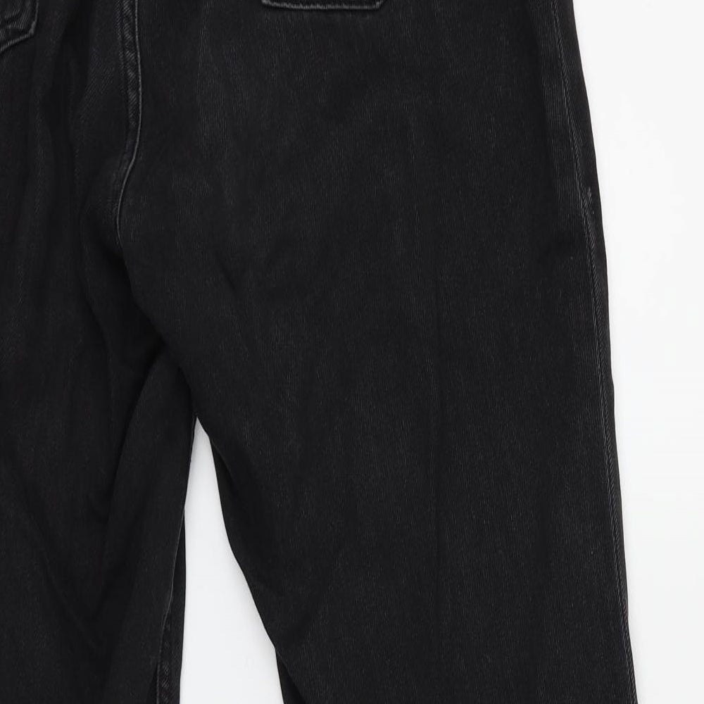 H&M Mens Black Straight Jeans Size 32 in L24 in