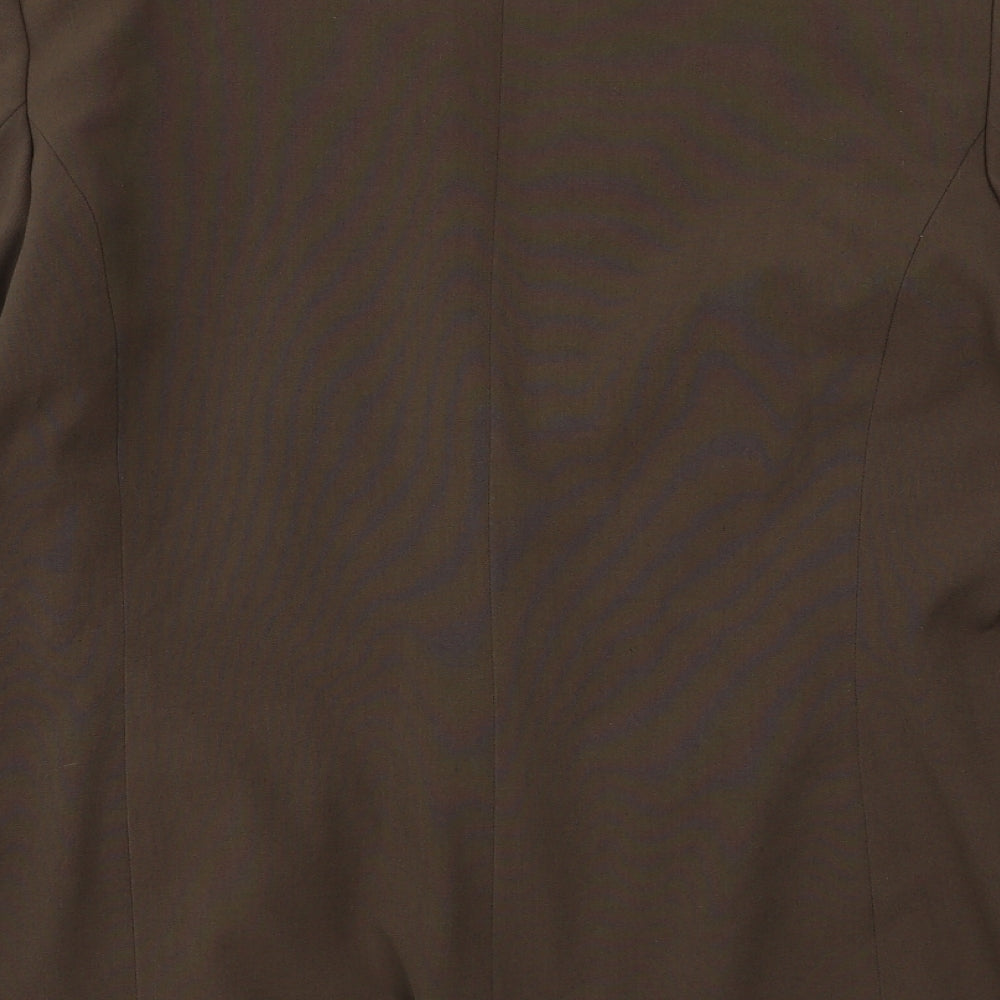 Wardrobe Womens Brown Jacket Suit Jacket Size 14