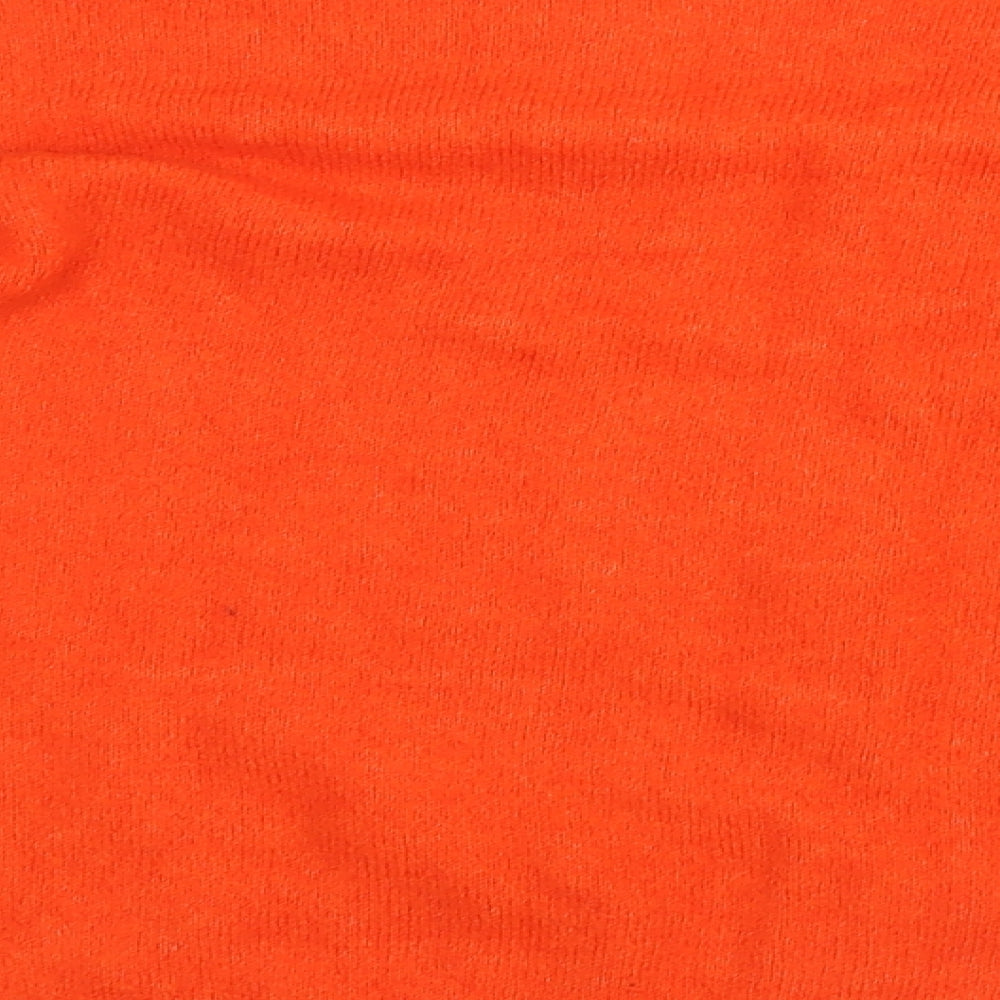 H&M Womens Orange Knit Pullover Jumper Size XS