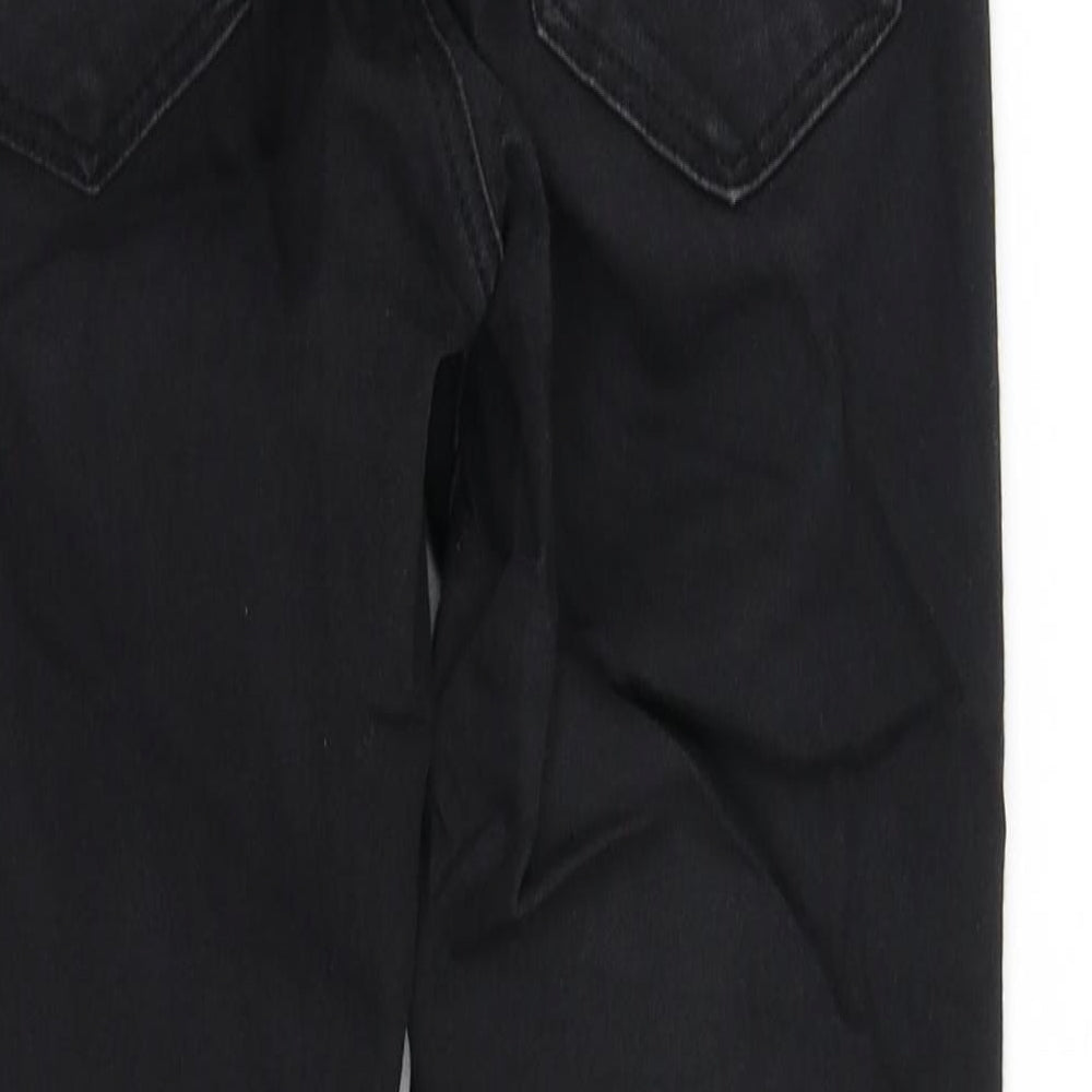 pre worn Womens Black Straight Jeans Size 6 L30 in