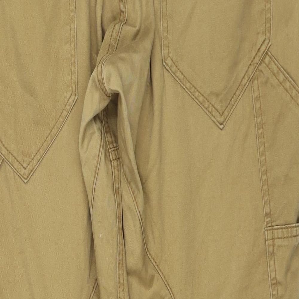 cuff Mens Brown Cargo Trousers Size 38 L32 in