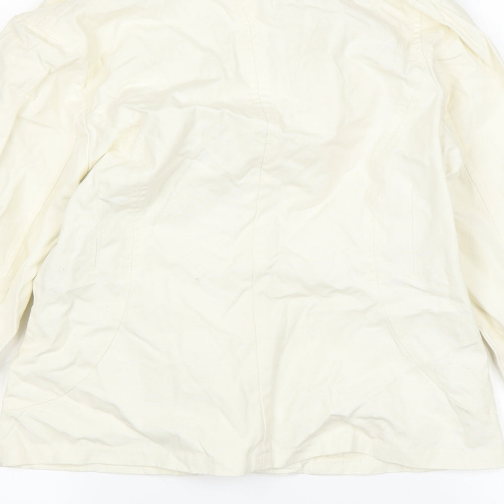 MkOne Womens White Jacket Size 10