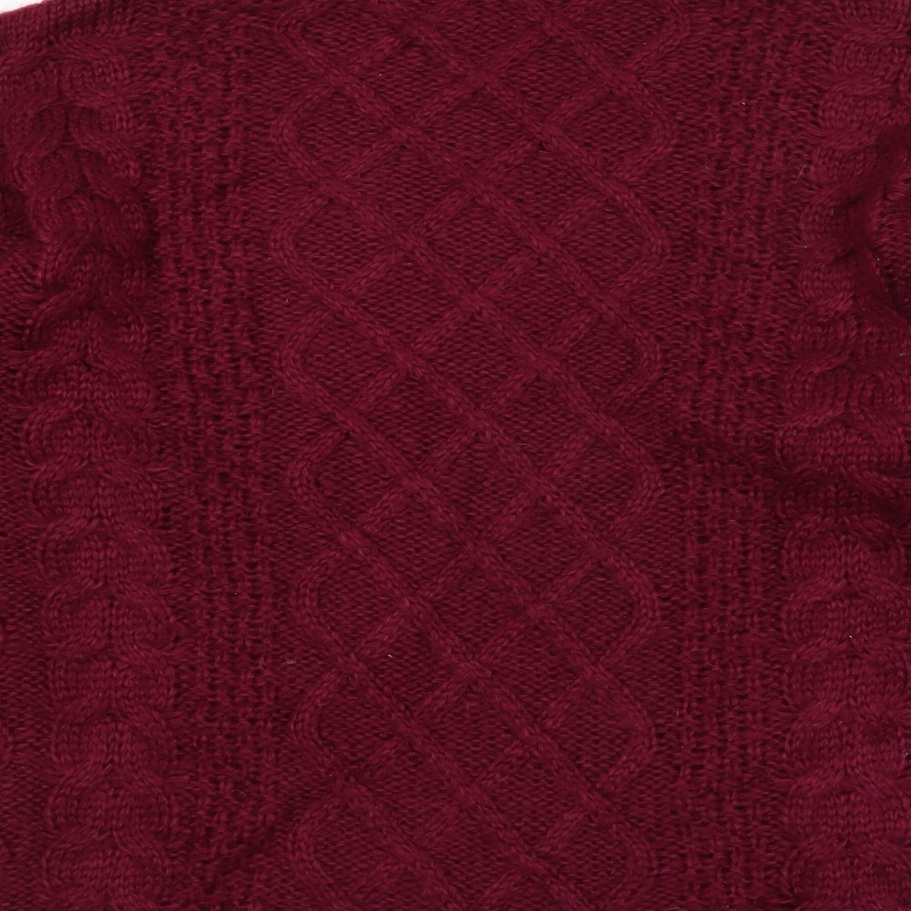 George Womens Purple Pullover Jumper Size M