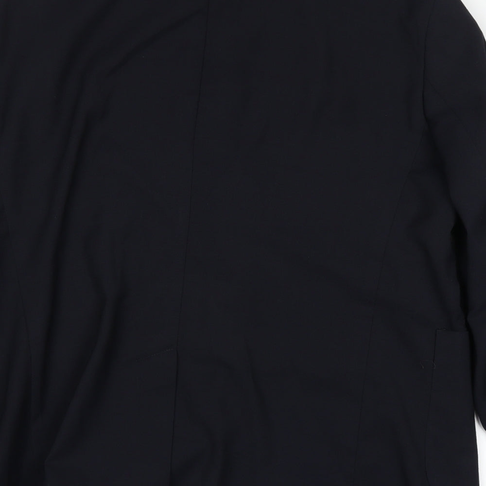 OUR LEGACY Mens Blue Jacket Suit Jacket Size 44