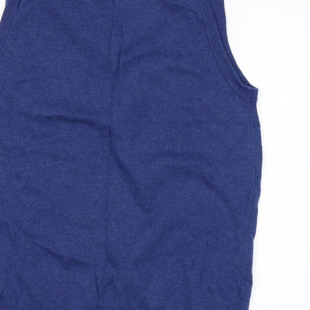 Marks and Spencer Mens Blue Pullover Jumper Size M