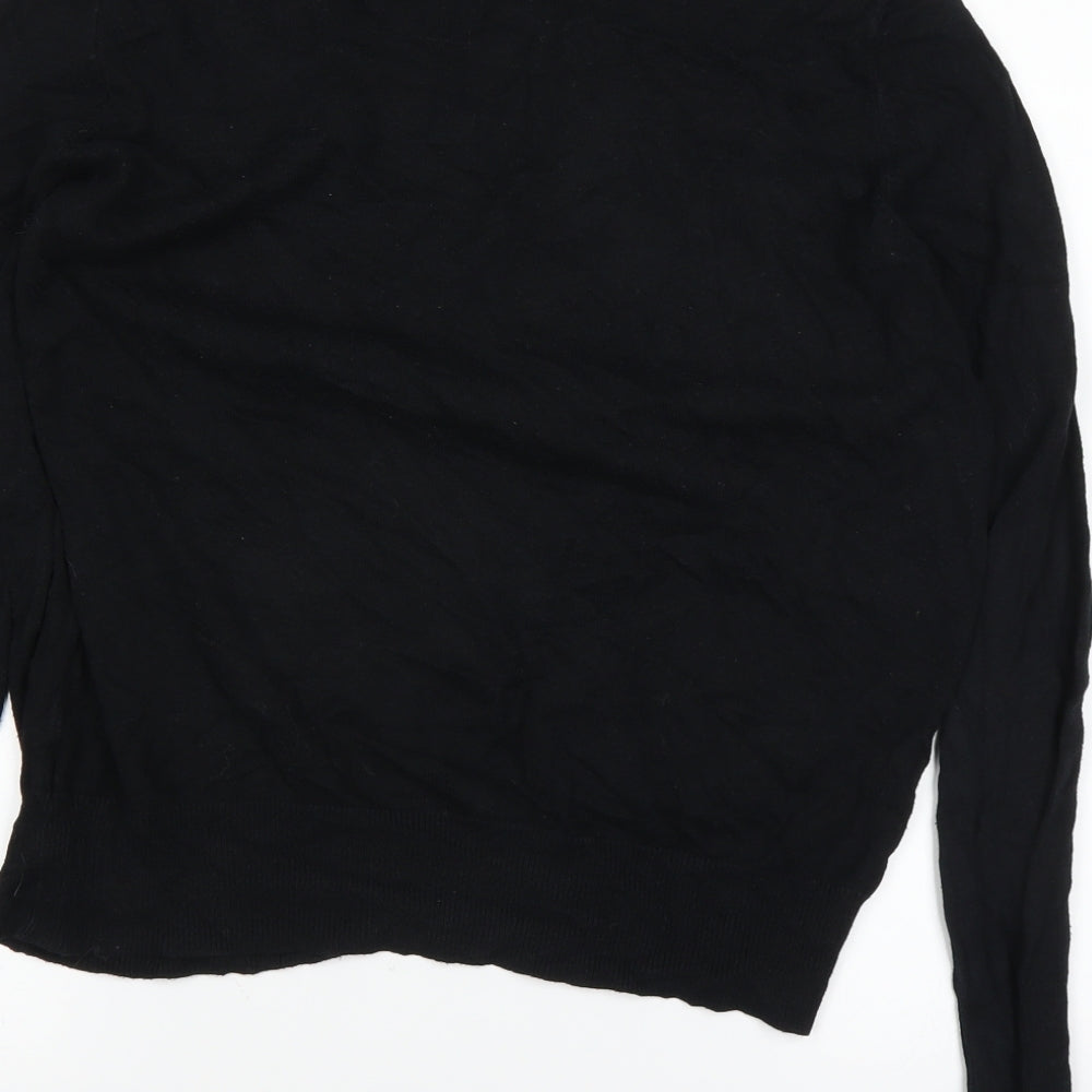 Worthington Womens Black Cardigan Jumper Size L