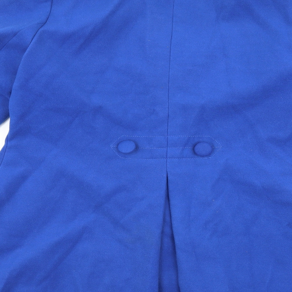 NEXT Womens Blue Pea Coat Coat Size 18