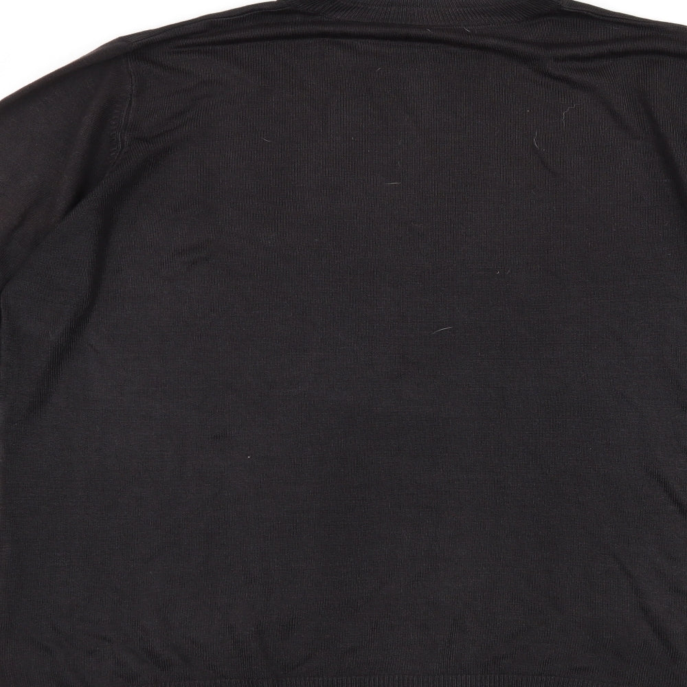 Marks and Spencer Womens Black Pullover Jumper Size 16