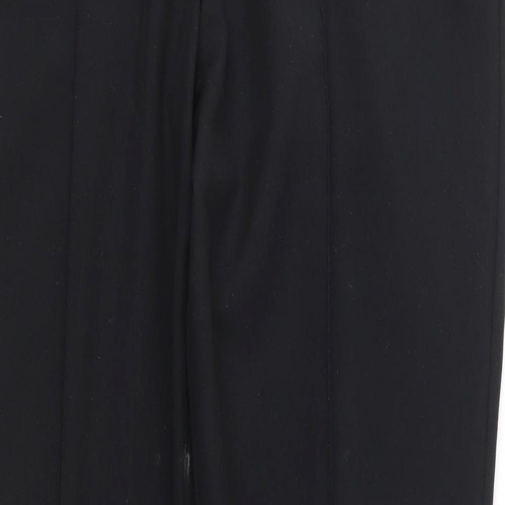 Marks and Spencer Womens Black Trousers Size 12 L27 in