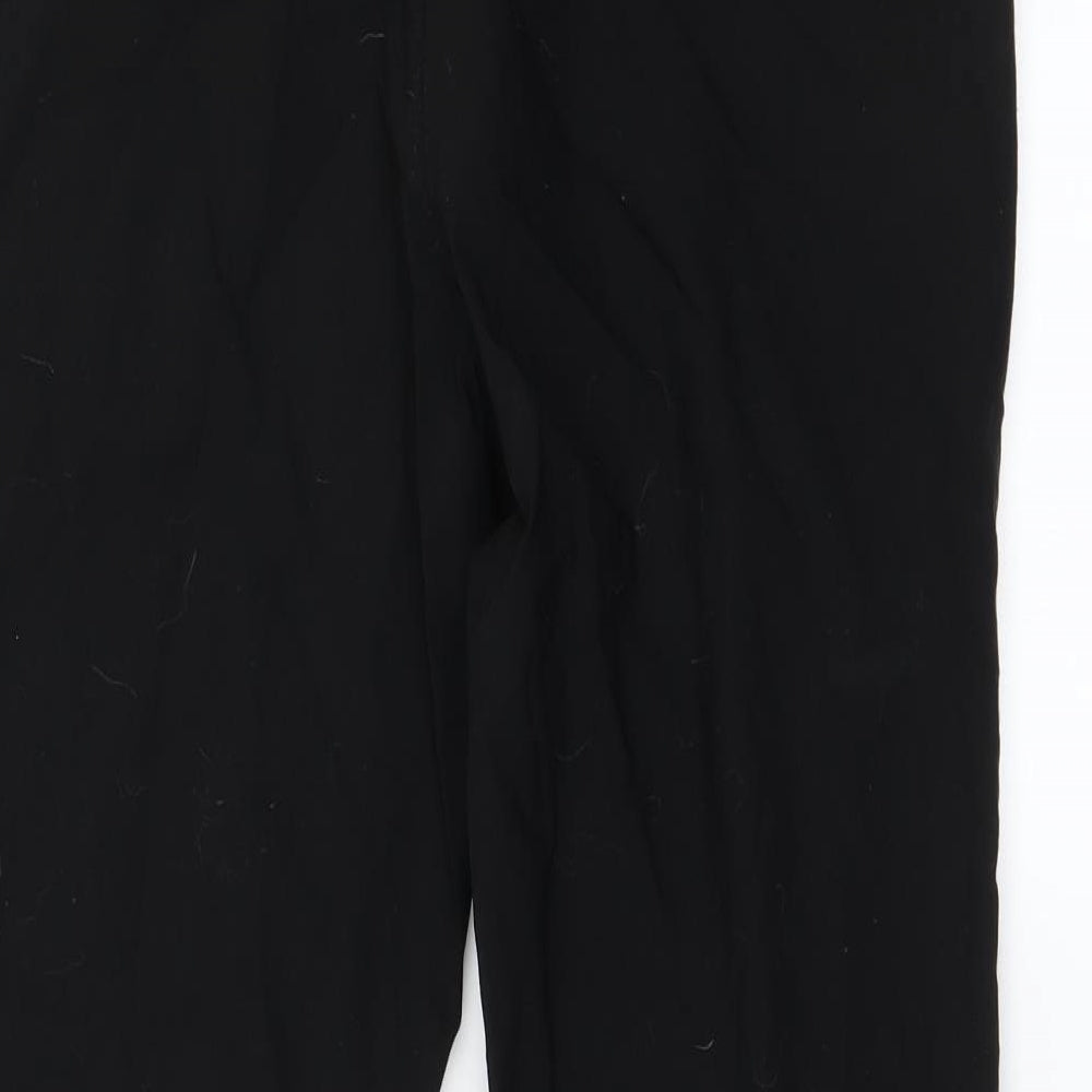 Papaya Womens Black Trousers Size 18 L25 in