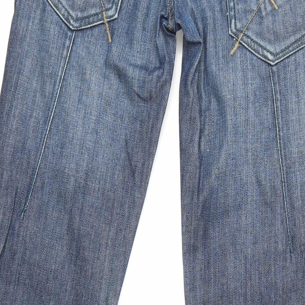 rm Mens Blue Denim Straight Jeans Size 27 in L34 in