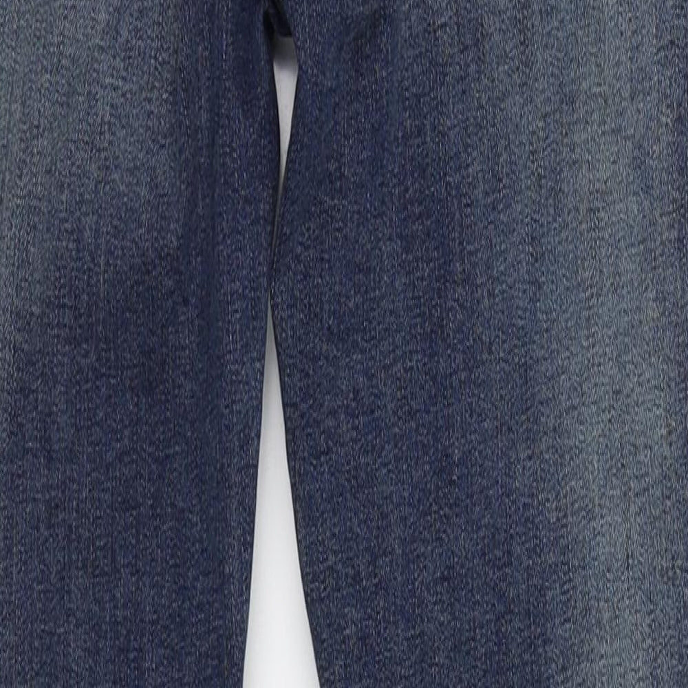 Denim & Co Womens Blue Skinny Jeans Size 10 L27 in