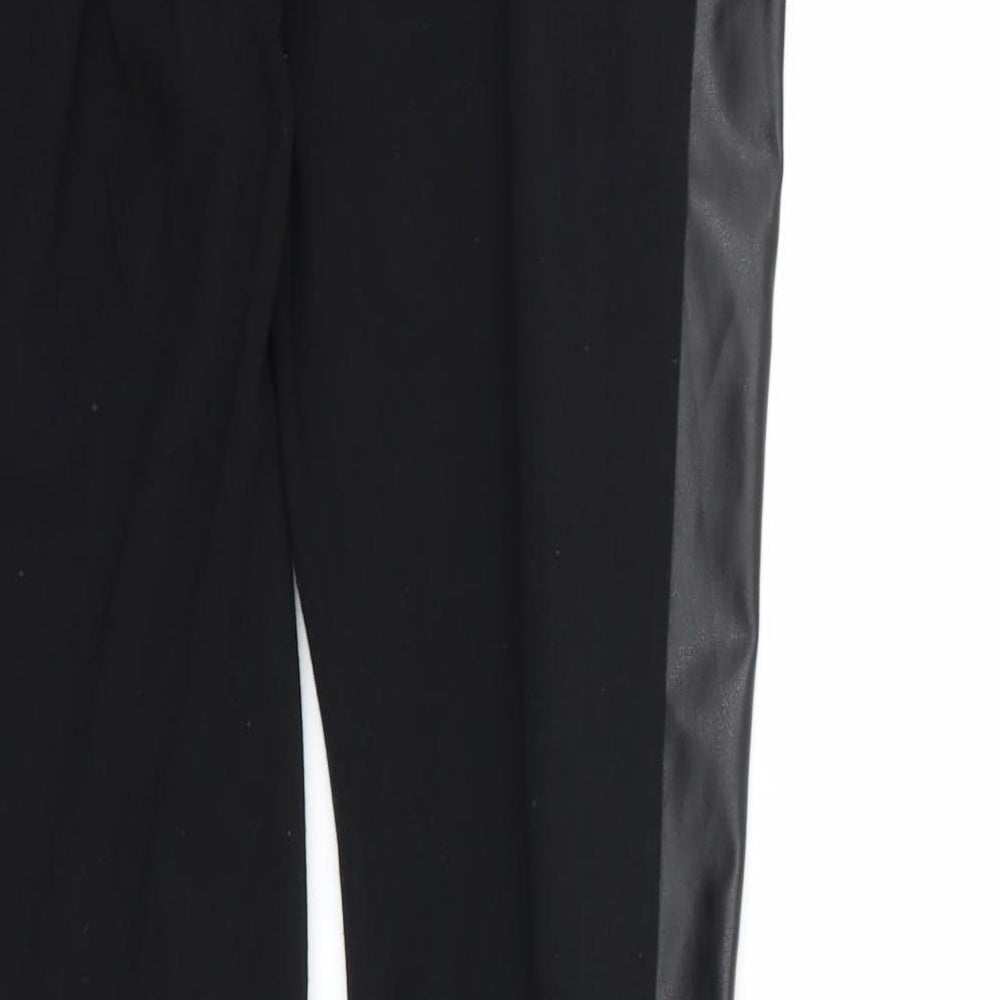 Parsian Collection Womens Black Trousers Size 12 L28 in