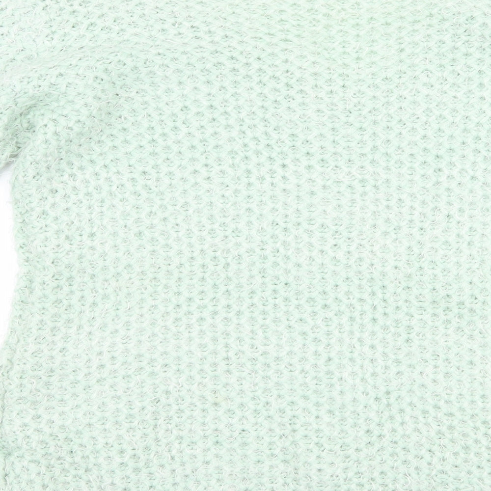 F&F Womens Green Pullover Jumper Size 16
