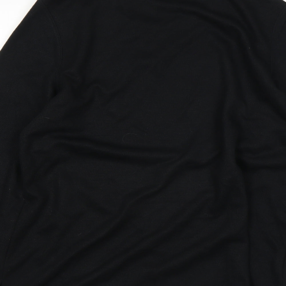 BM Womens Black Pullover Jumper Size S