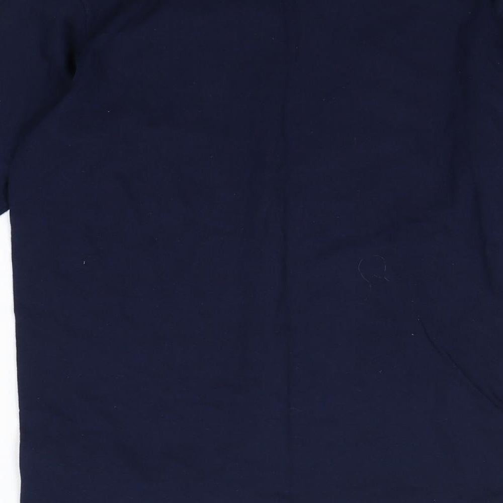 yeap Womens Blue Basic Polo Size 12