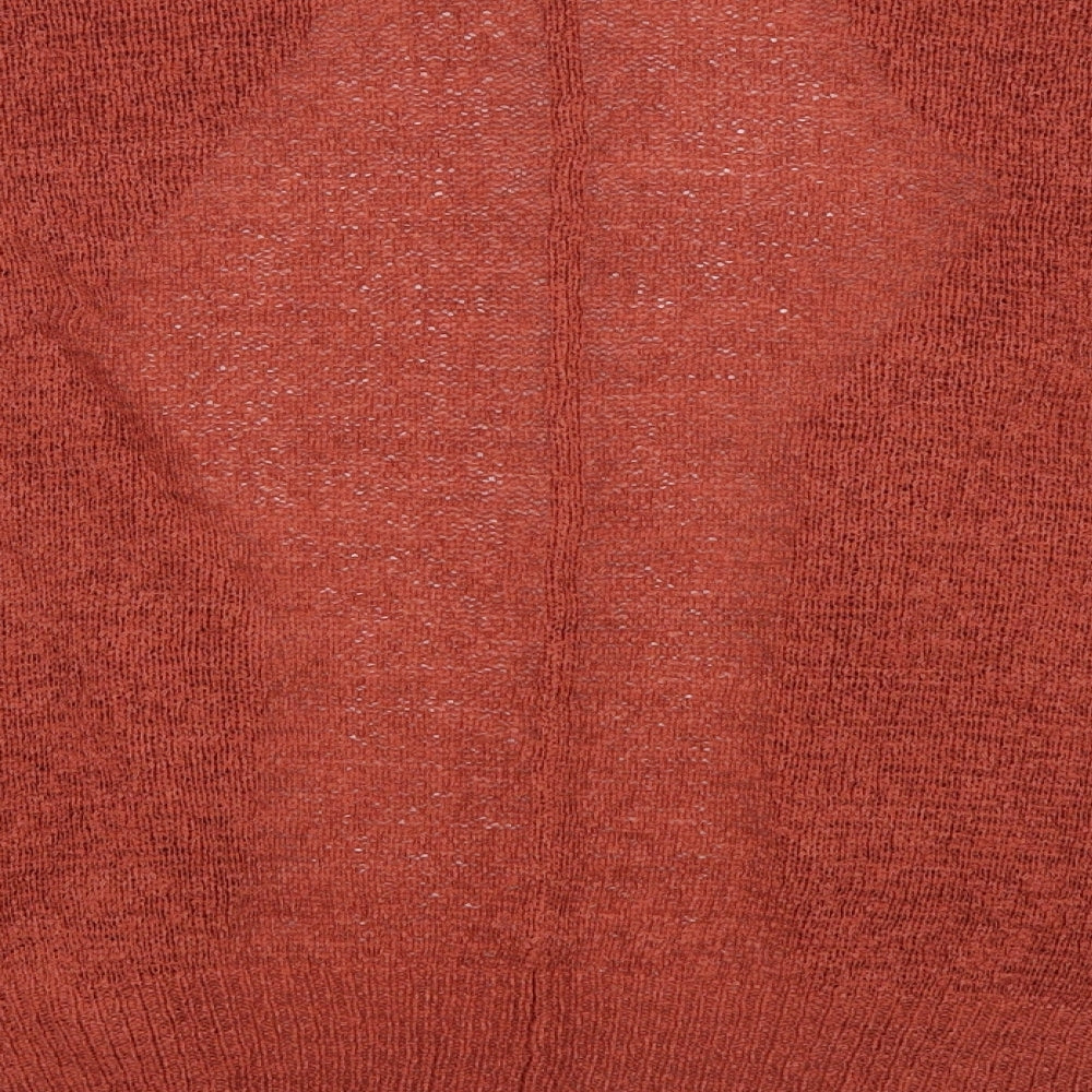 Primark Womens Orange Cardigan Jumper Size S