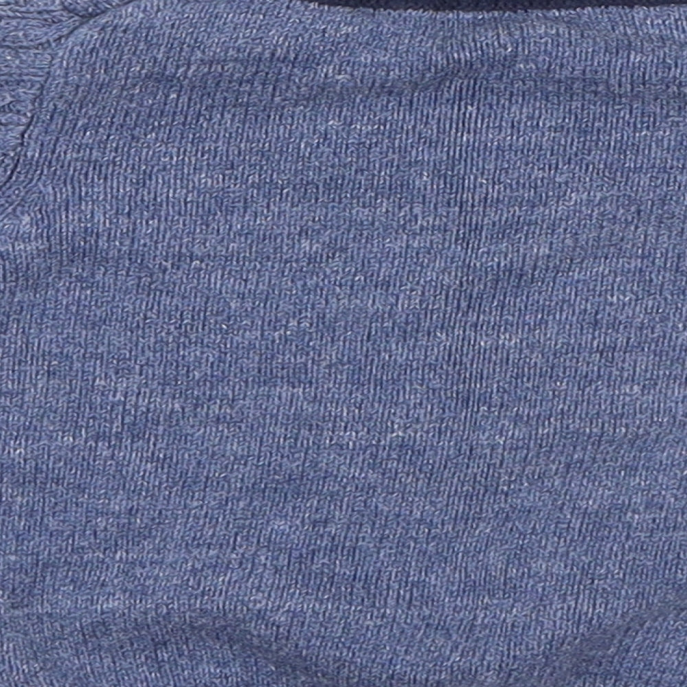George Boys Blue Knit Pullover Jumper Size 6-9 Months