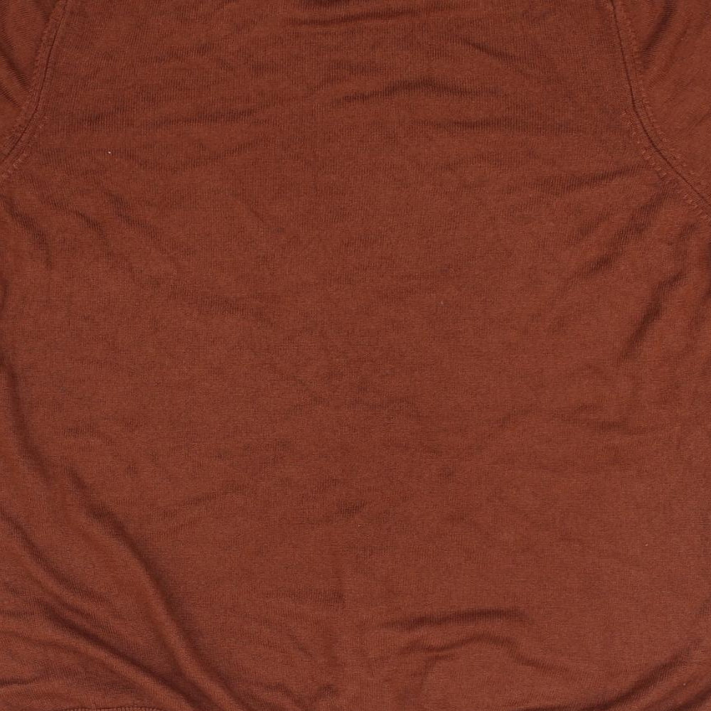 classic Womens Brown Basic T-Shirt Size 20